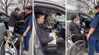 Emoción por Juan Cruz Yacopini: así fue el momento en que volvió a caminar Emoción por Juan Cruz Yacopini: así fue el momento en que volvió a caminar