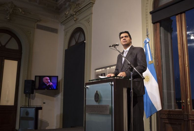 Jorge Capitanich, jefe de Gabinete.