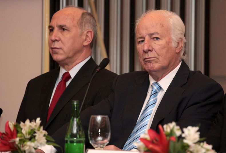 Lorenzetti, Presidente de la Corte Suprema de la Nación y Pedro Llorente, cabeza de la Corte local.