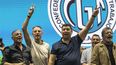 Octavio Argüello, Jorge Sola y Cristian Jerónimo, los tres nuevos conductores de la CGT nacional.