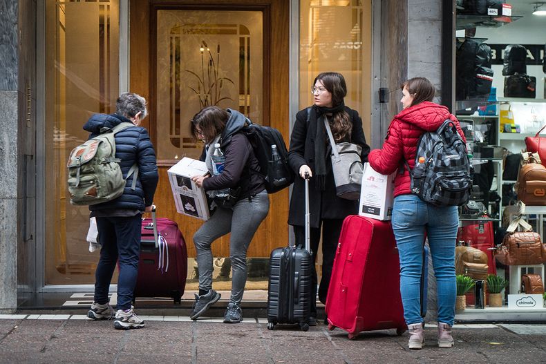 La segunda semana de vacaciones de invierno en Mendoza, con gran cantidad de turistas.
