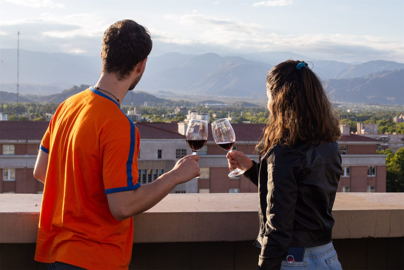 Malbec en las alturas este jueves en Ciudad.