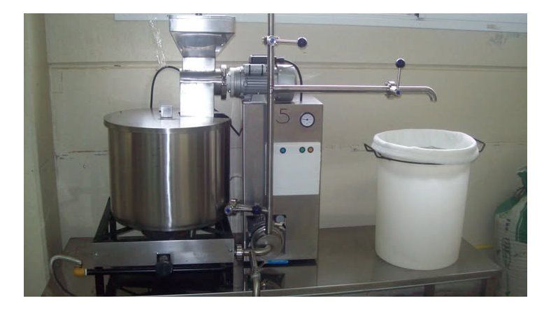 Vaca mecánica, el implemento para elaborar alimentos del Rotary Club.