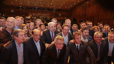 Martín Aveiro fue uno de los que acompañó a Sergio Massa.