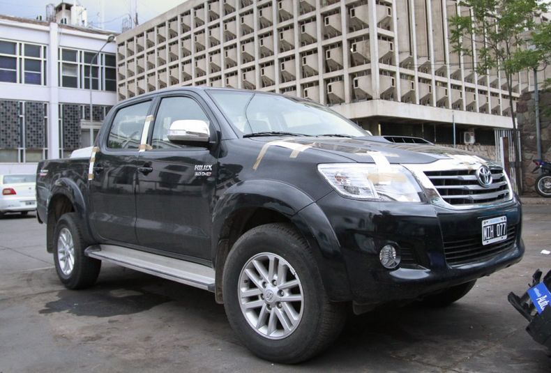 Camioneta hilux homicidio
