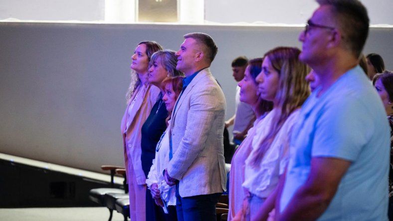 Diego Costarelli acompañó el Festival El Arte + Allá de la Escuela en Godoy Cruz