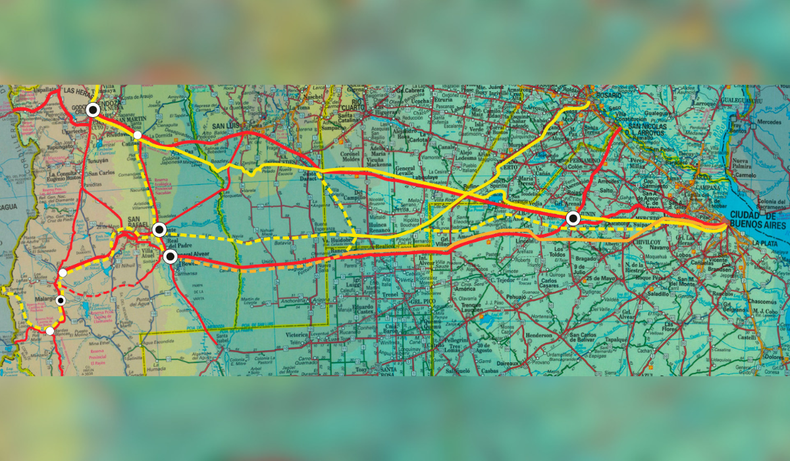 Projeto de trem bioceânico: eis como seria o trajeto planejado.