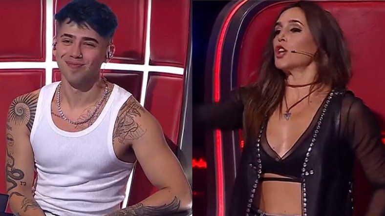 Una vez más Soledad Pastorutti y Luck Ra se cruzaron en La Voz Argentina.