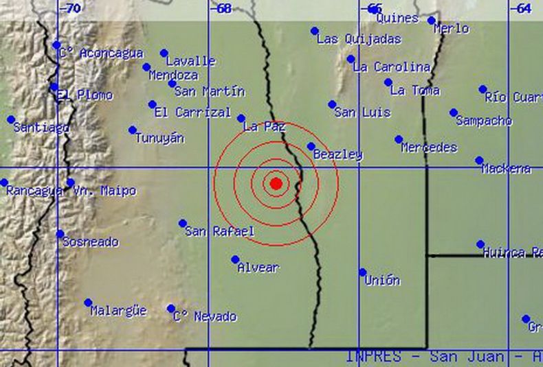 Sismo en San Rafael