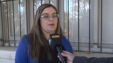 Karen Zapata, gremio judiciales en General Alvear.