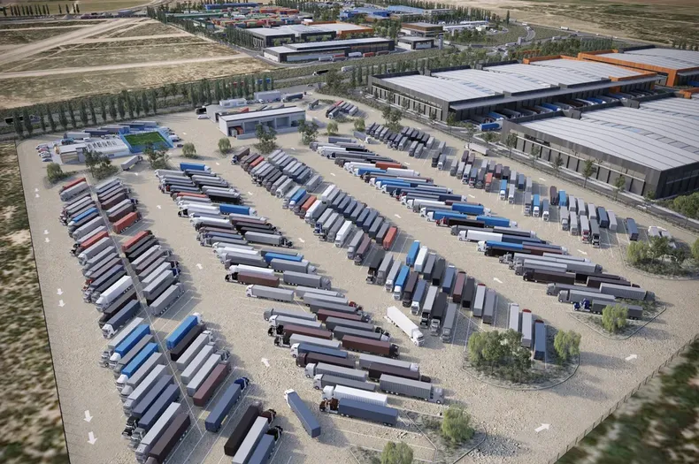 Este é o aspecto que o novo Centro Logístico terá.