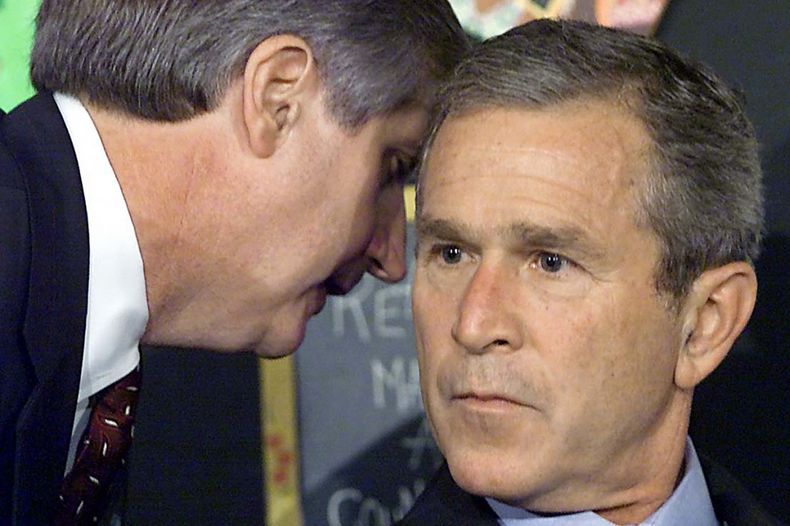 La primera reacción de George W. Bush tras enterarse del 11-S.
