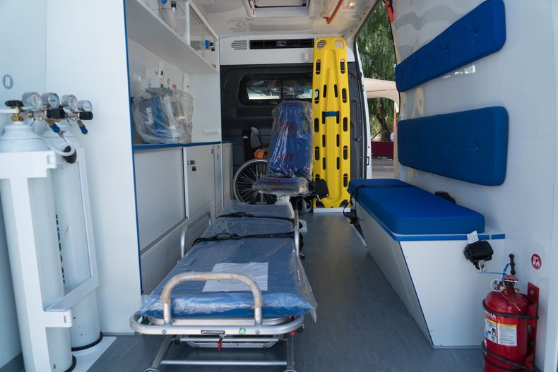 Las ambulancias entregadas a Mendoza fueron prove&iacute;das por el Ministerio de Salud de la Naci&oacute;n