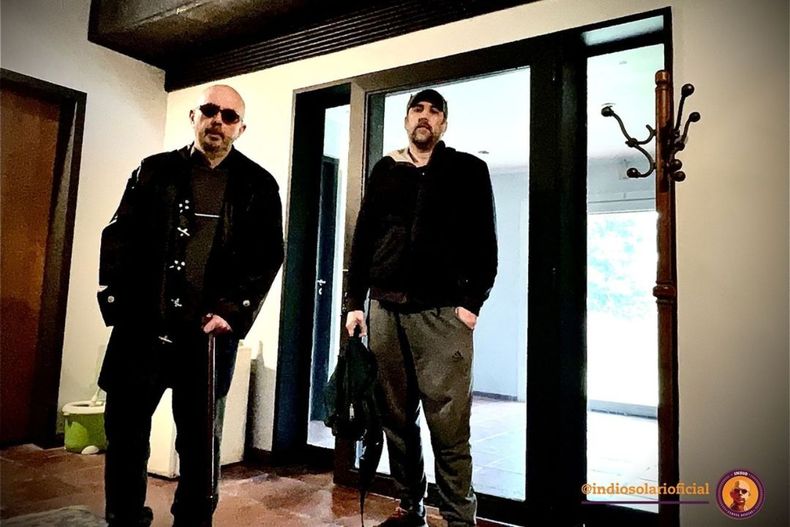 La foto que subió Indio Solari a sus redes sociales