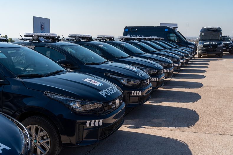 Móviles policiales.