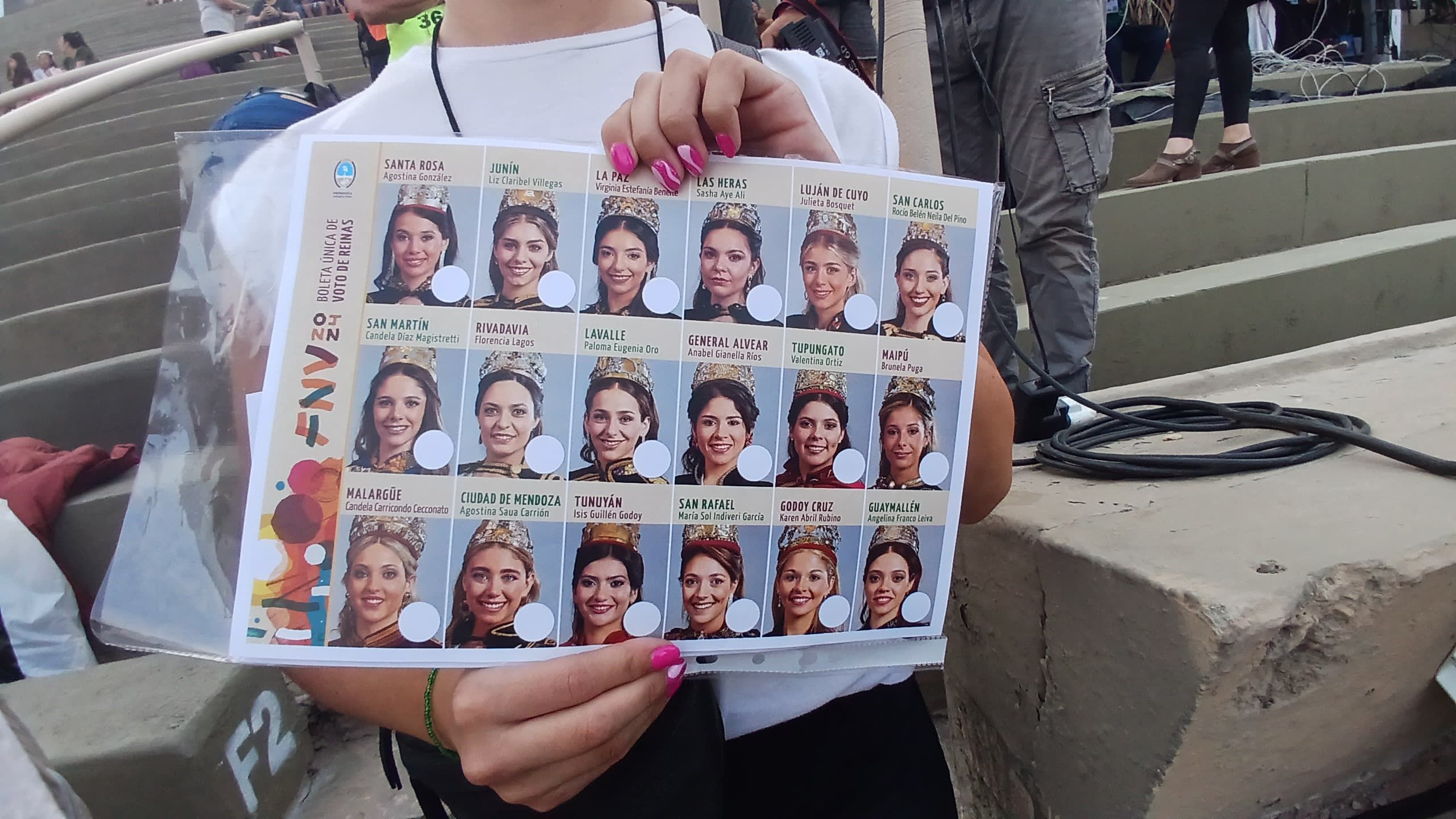 Fiesta de la Vendimia: cómo se realiza el voto electrónico para elegir a la Reina y Virreina Nacional. Imagen de archivo