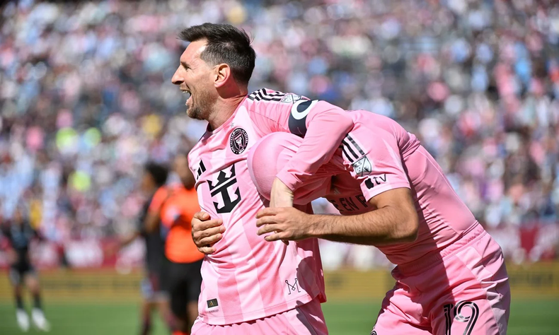 Lionel Messi fue figura con un doblete en la victoria de Inter Miami en la MLS.