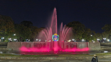 La Fuente de Agua Danzante en la Plaza Independencia.