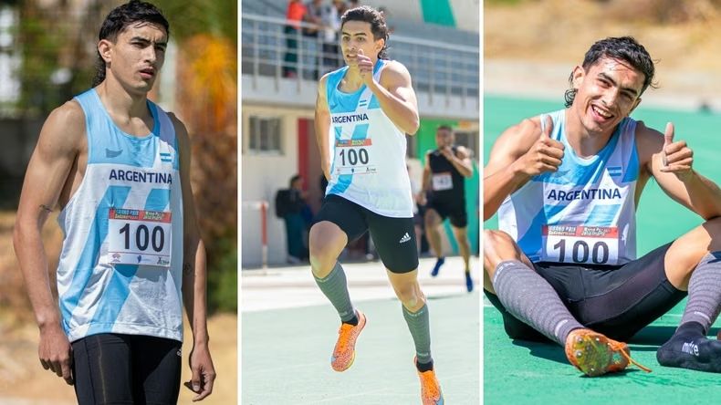 El mendocino Agust&iacute;n Pinti obtuvo la medalla de oro en atletismo en los Juegos Suramericanos 2026.