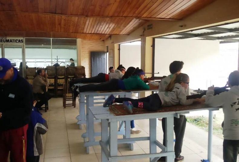 19 Triunfo de Ignacio López en la modalidad Rifle Tendido Miras Abiertas. Miércoles 05 06 19