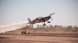 Gran show en el aeroclub de General Alvear.
