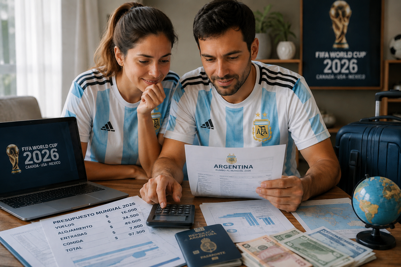 Ni vuelos ni hoteles: qué es lo más caro de seguir a Argentina en la Copa Mundial de Fútbol de 2026.