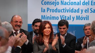 Sitio Andino | La presidenta Cristina Fernández de Kirchner anunció en agosto de este año el aumento del salario mínimo.