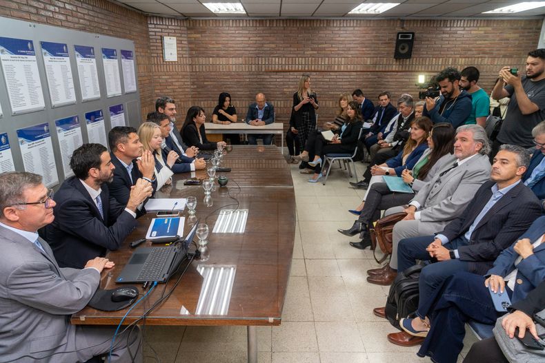 Reunión de comisión en Diputados.