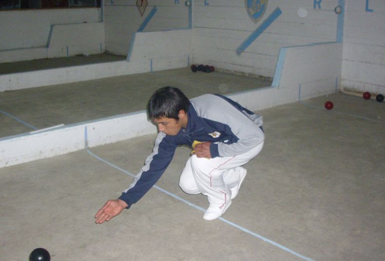 12  Sergio Osorio- El sanrafaelino jugará para Mendoza en la Sub 23 el campeonato Argentino  de Bochas--- Jueves 04-10-12