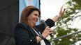 el guino de bullrich a cornejo y petri en su paso por mendoza