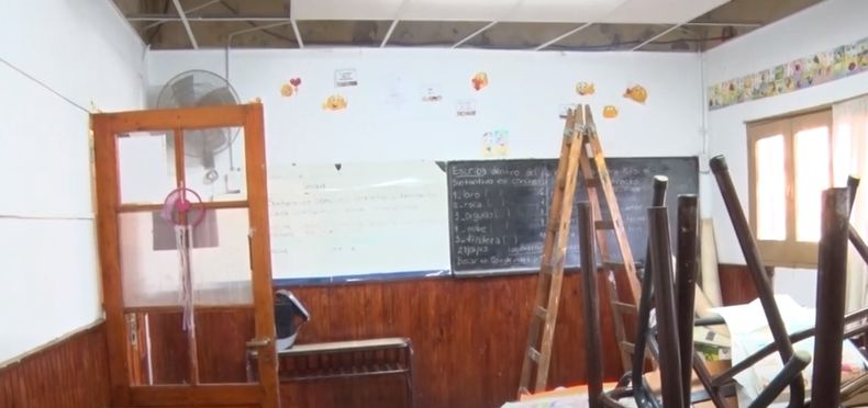 La Escuela Nº 1-299 Fuerte Nuevo y los graves problemas edilícios que no se solucionan.