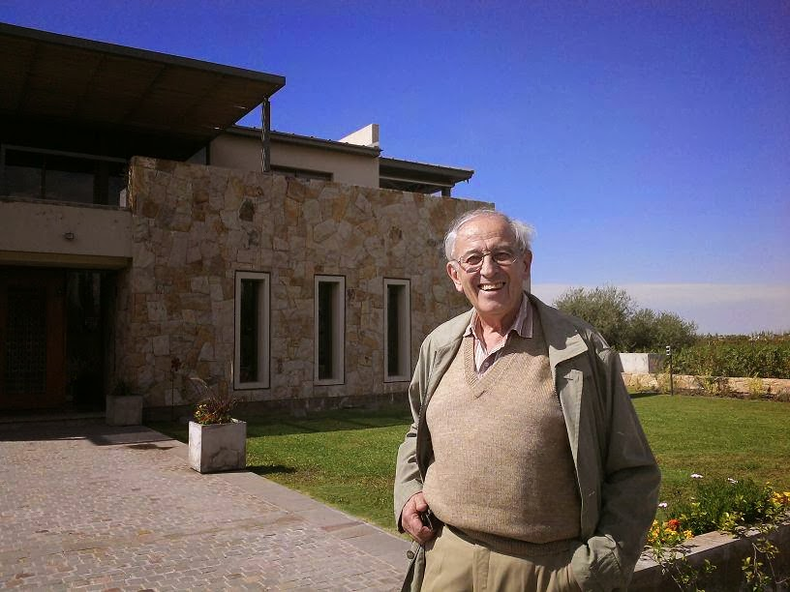 Pedro Rosell, el Sr Espumante del Vino Argentino en la bodega Cruzat de la cual fuera cofundador.