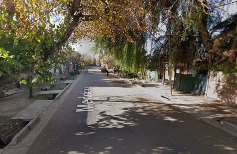 El lugar donde fue atacado el supuesto autor del robo.&nbsp;