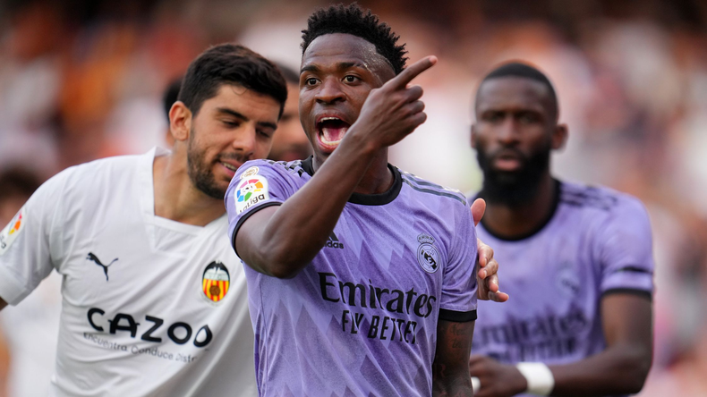 Vinícius Júnior mostró su enojo.