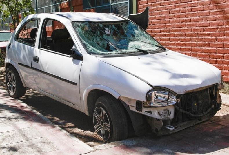 Auto chocado, Caso Vicuña