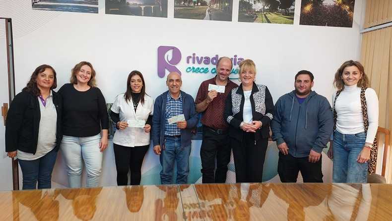 La Municipalidad de Rivadavia entrtegó cuatro fortalecimientos.