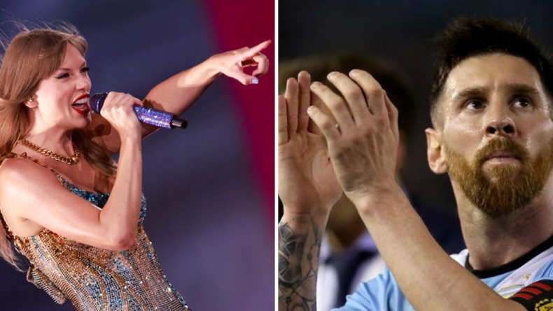 El título que Taylor Swift le sacó a Lionel Messi
