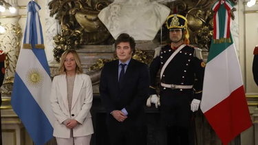 milei se reunio con giorgia meloni en casa rosada: pedimos volver a los valores del mundo occidental