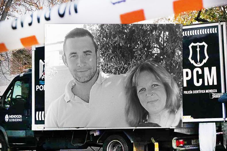 Margarita junto a su hijo, ahora principal sospechoso del femicidio.&nbsp;