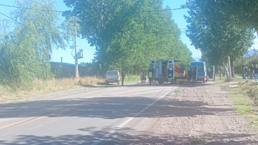 La tragedia se produjo en la intersección de calle Aru Moisés y Ruta Provincial 92 La tragedia se produjo en la intersección de calle Aru Moisés y Ruta Provincial 92