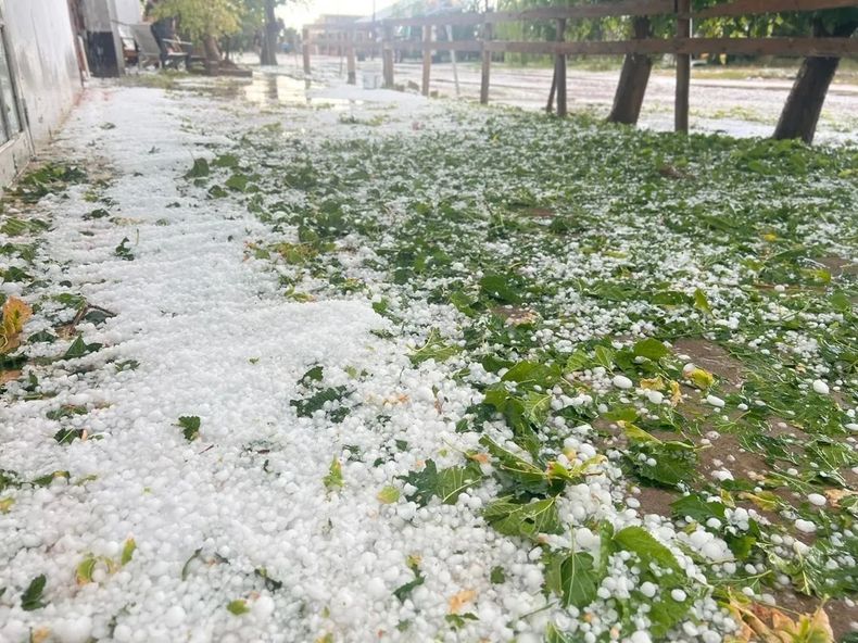 No se descarta la caída de granizo este lunes 16 de febrero en Mendoza.