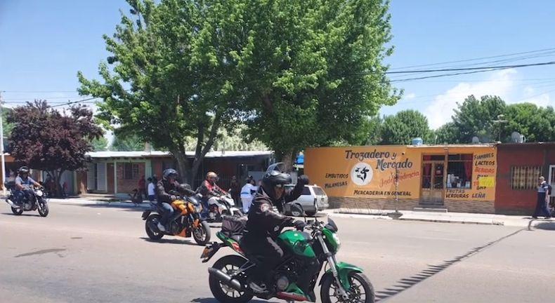 Segundo encuentro de moteros en San Carlos.