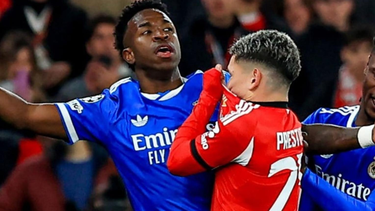 Gianluca Prestianni, baja sensible en Benfica tras la sanción provisoria de UEFA, para el duelo de la Champions League.