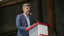 Ulpiano Suarez presente en la apertura del Mes de la Arquitectura.