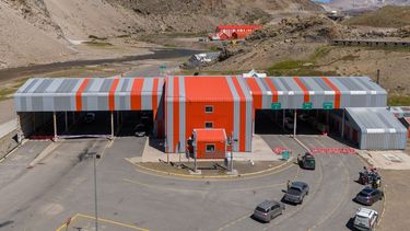Centro aduanero Paso Pehuenche en Laguna del Maule (Foto gentileza).