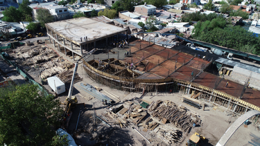 Avanza la obra de un nuevo centro comercial en el terreno de la vieja terminal