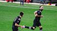 Gonzalo Higuain festejando un gol en Estados Unidos.. Gonzalo Higuain festejando un gol en Estados Unidos..