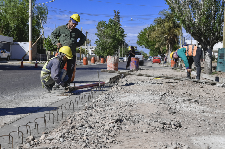Plan de infraestructura urbana en Guaymallén.