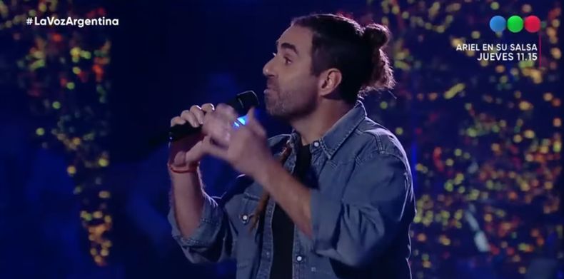 La Voz: el mendocino Lucho Aberastain perdió su batalla.