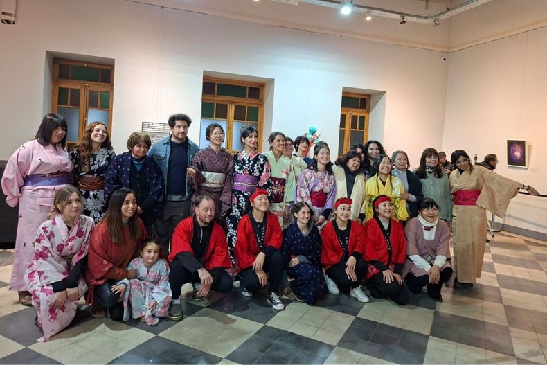 Foto grupal en el Tanabata